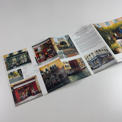 Folding card/ private view invite Jeremy Barlow | Llewellyn Alexander, 2003