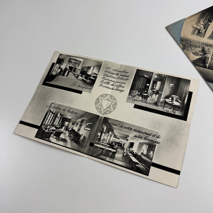 Ephemera x 2 leaflets Grand Hotel Thiers and general France travel mid 20C
