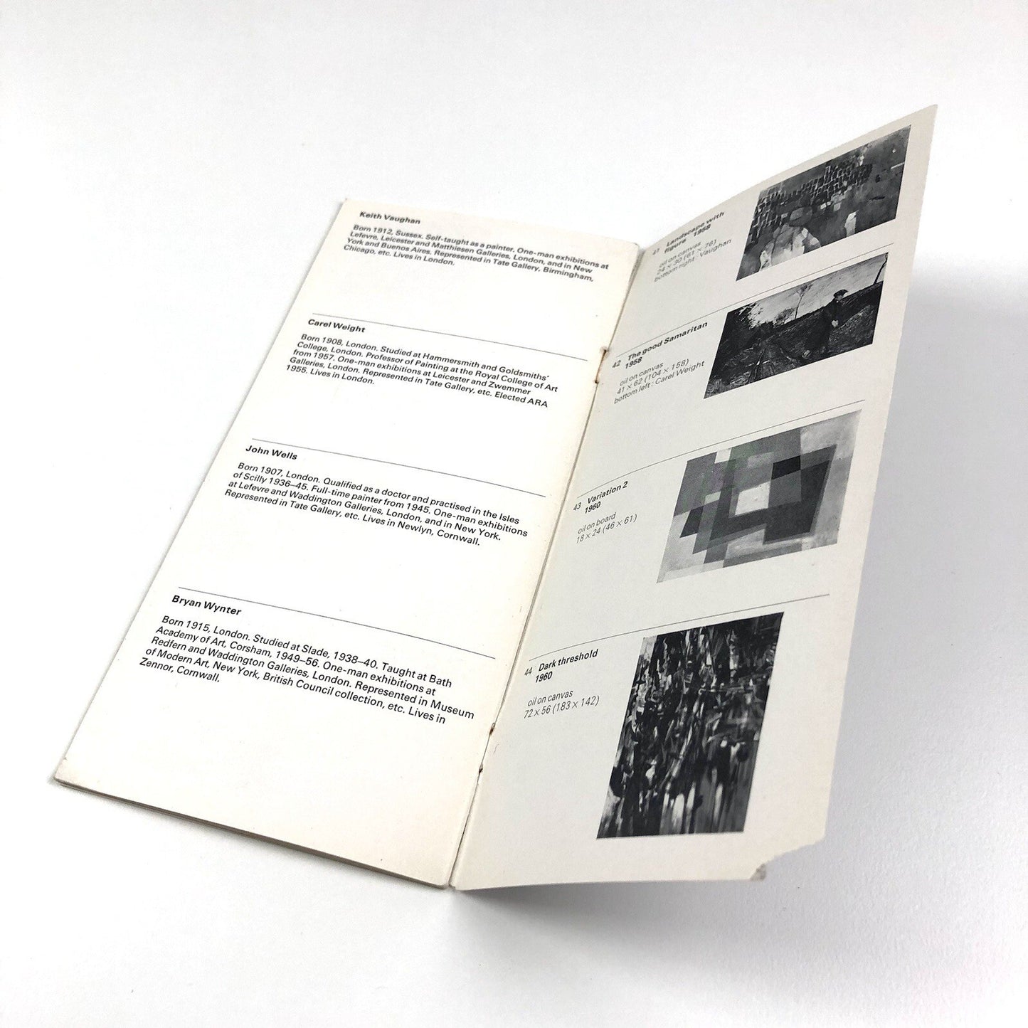New Painting 58-61 | Arts Council exhibition catalogue | 1965 reprint version