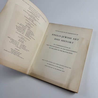 Anglo-Jewish Art & History Exhibition | V&A, 1956 + related ephemera, including press release and press view invitation