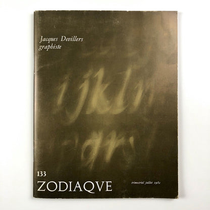 Jacques Devillers graphiste. Zodiaque, 133, July 1982