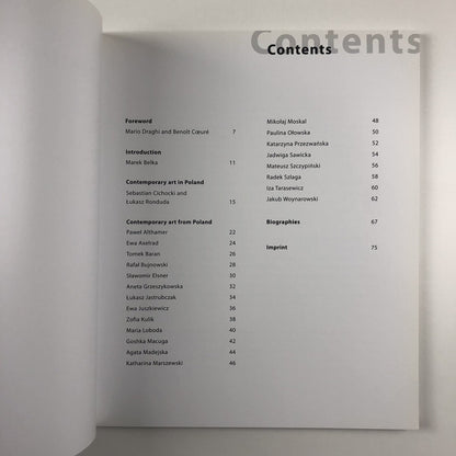 Contemporary Art from Poland | European Central Bank exhibition catalogue, 2016