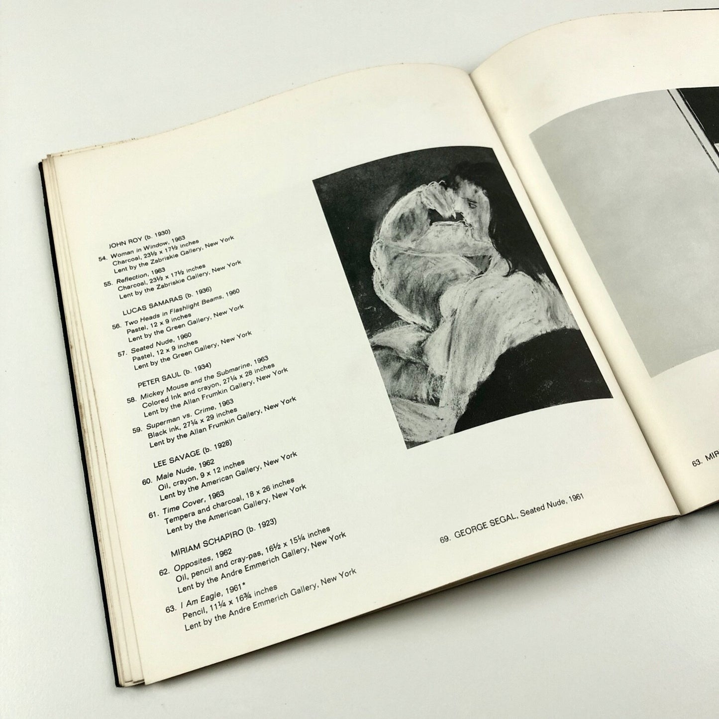 Recent American Drawings – Poses Institute of Fine Arts, Rose Art Museum 1964
