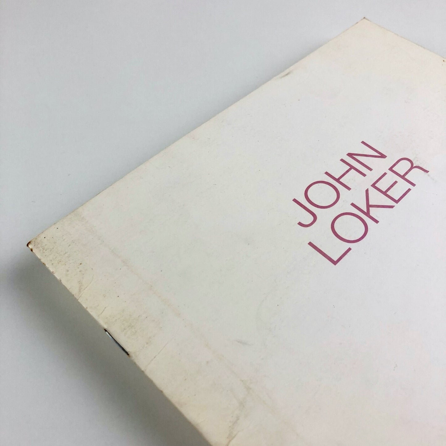 John Loker | Flowers East 1990 exhibition catalogue