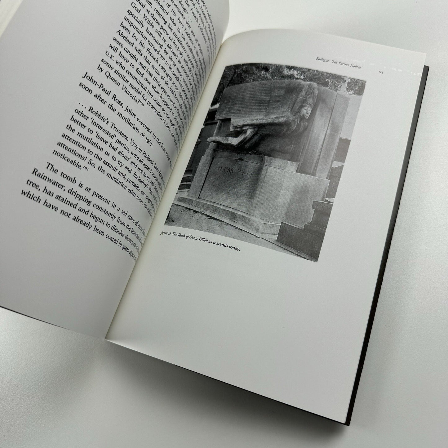 An Angel for a Martyr. Jacob Epstein's tomb for Oscar Wilde by Michael Pennington | Whiteknights Press, 1987