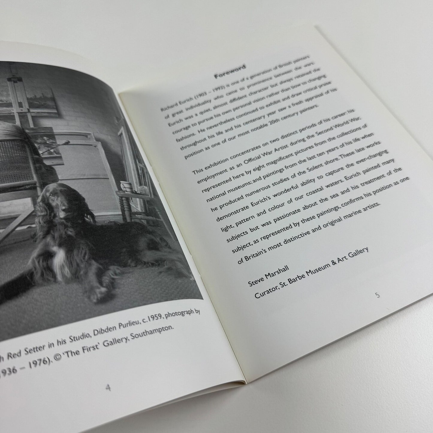 Sea-change Paintings by Richard Eurich in War and Peace | St Barbe Museum & Art Gallery, Lymington, 2004