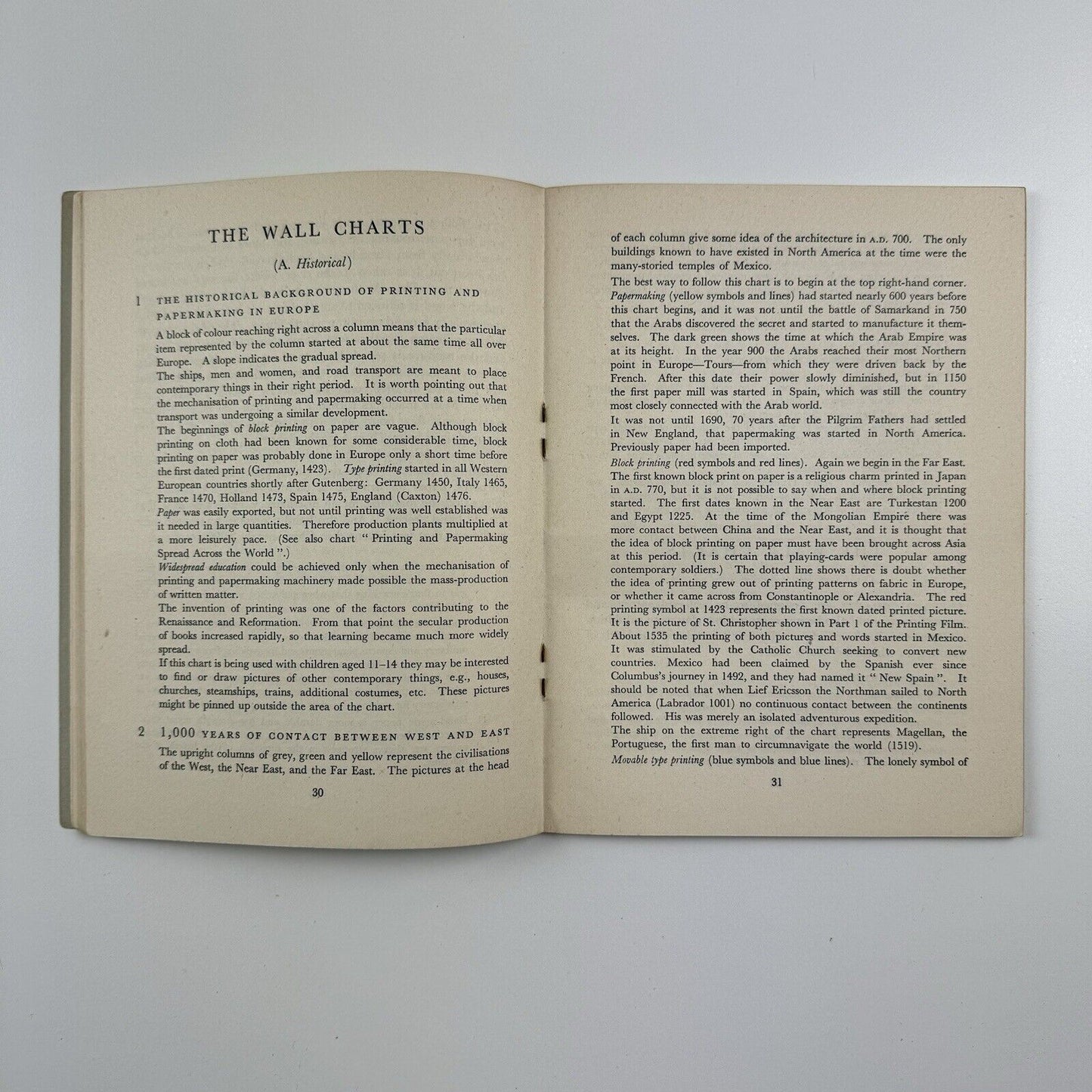 Handbook for the Visual Unit | Ministry of Education | Printing and Papermaking | Central Office of Information, 1951