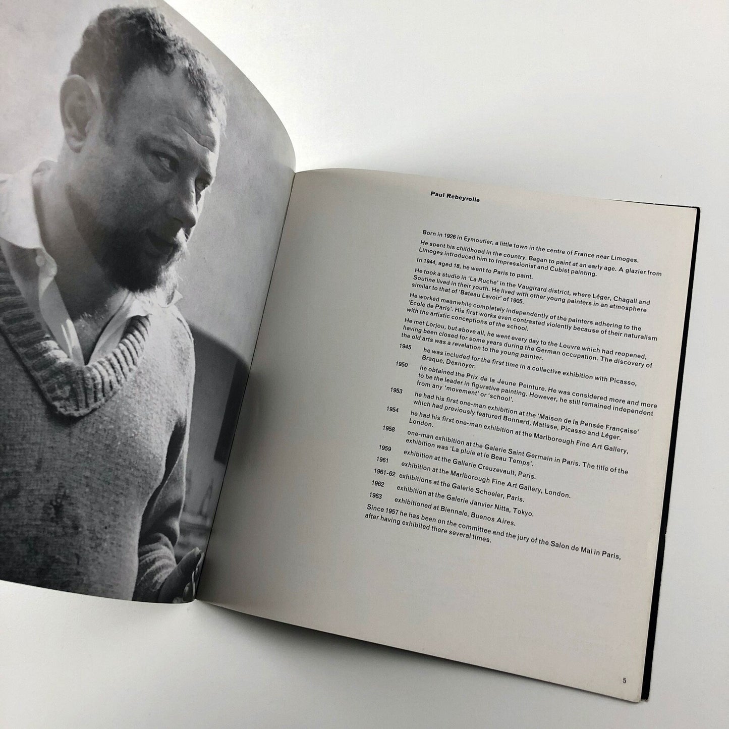 Paul Rebeyrolle | Marlborough exhibition catalogue no. 139, May 1964