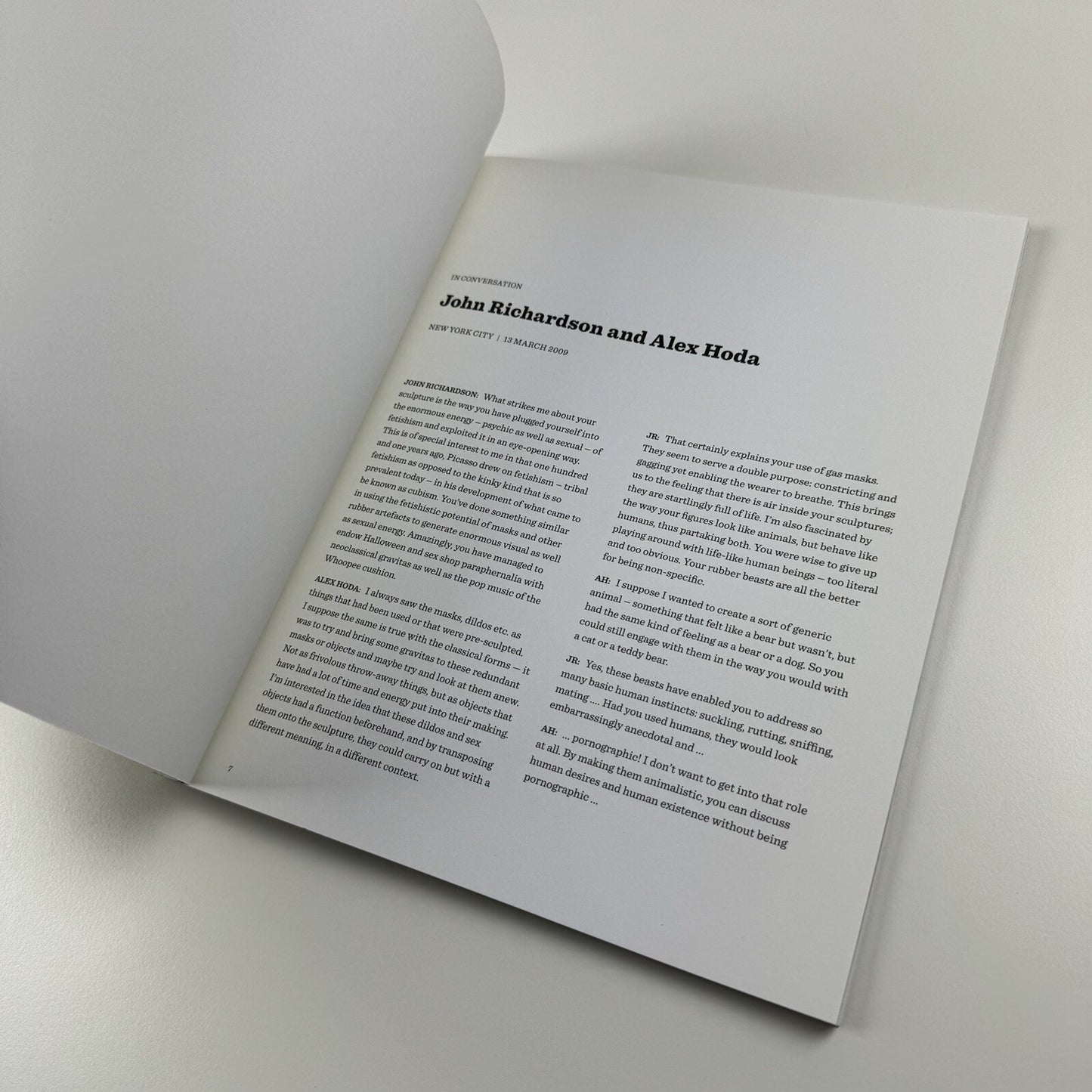 Alex Hoda. Opening up the Inside | Gantry Projects, London, 2009 catalogue