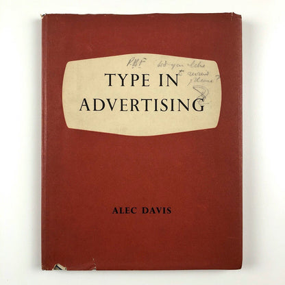 Alec Davis – Type in Advertising  | Published by Raithby, Lawrence & Company, c.1950