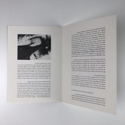 Andrea Fisher: Recent Works | Folded card | Camden Arts Centre, 1993