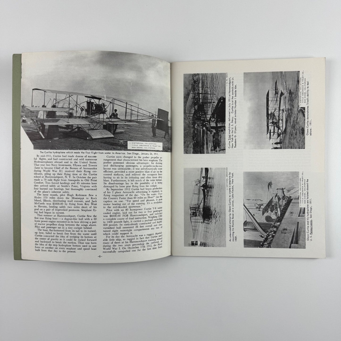 The Seaplanes by Henry R. Palmer Jr. Morgan Aviation Books, 1965 2nd printing