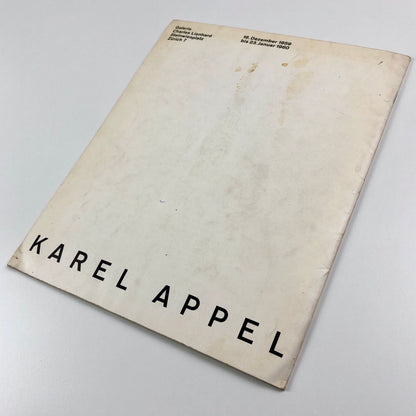 Karel Appel | Galerie Charles Lienhard Zurich catalogue | Dec 1959 - Jan 1960