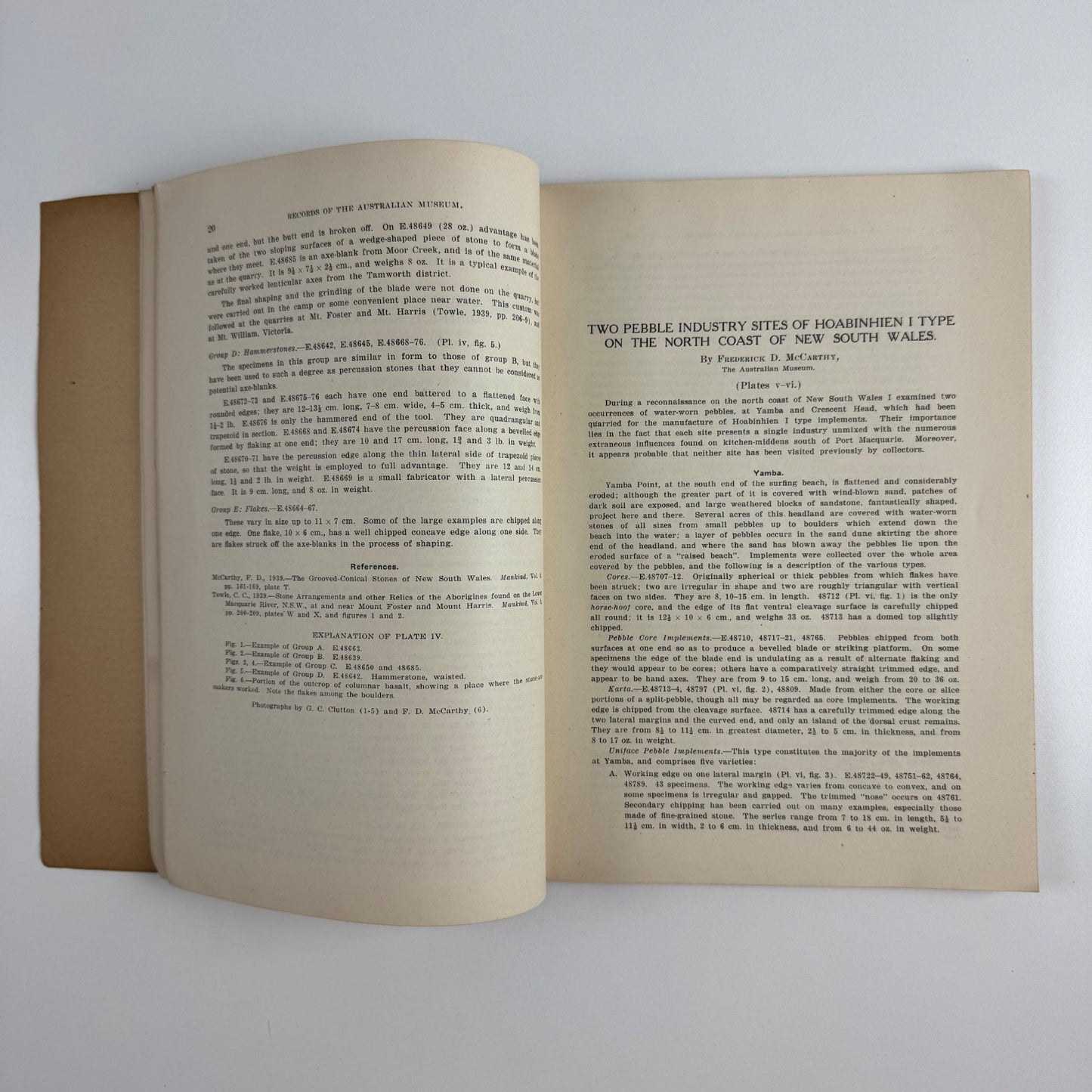 Records of the Australian Museum ed. A.B. Walkom Vol XXI, No. 1 4 July 1941