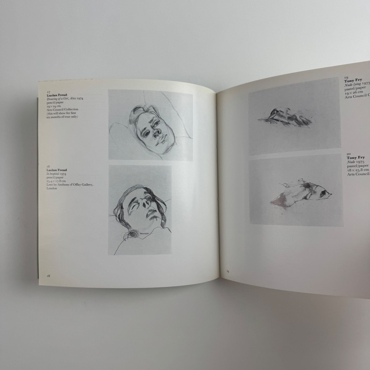 Drawings of People selected by Patrick George Arts Council 1975