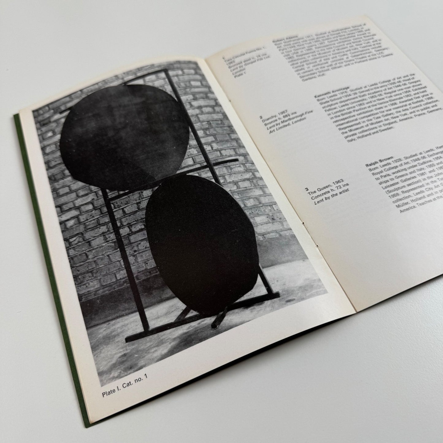 Contemporary British Sculpture. An open-air exhibition Arts Council 1964