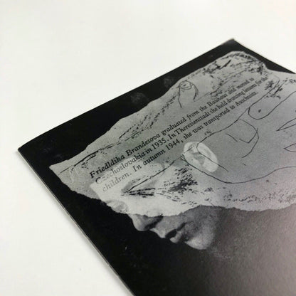 Folding card for John Goto. Terezin | Cornerhouse, Manchester, 1989