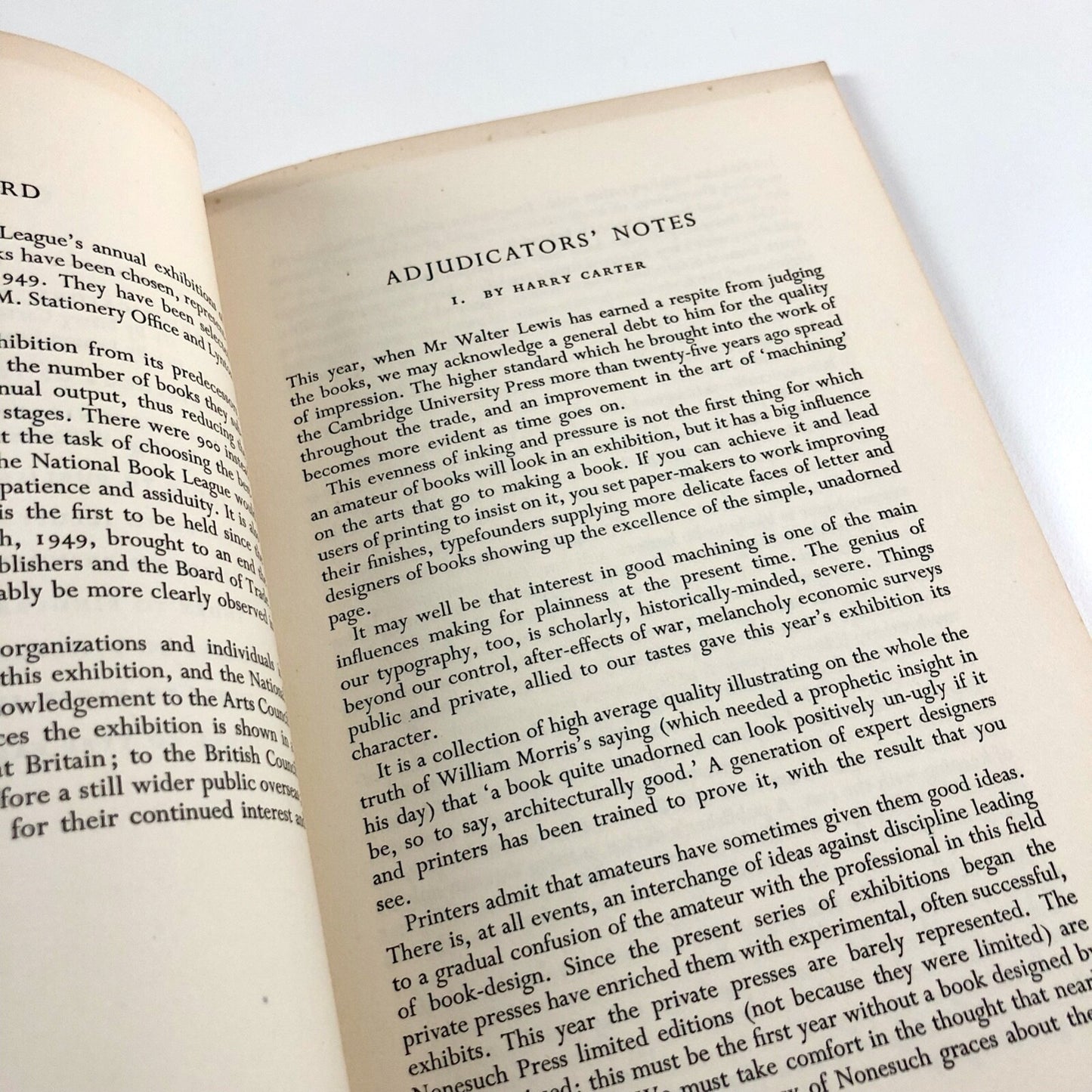 Exhibition of British Book Design | National Book League, 1950 | Harry Carter and Lynton Lamb