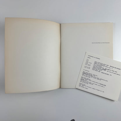 Photographer as printmaker 140 years of photographic printmaking Arts Council, 1982