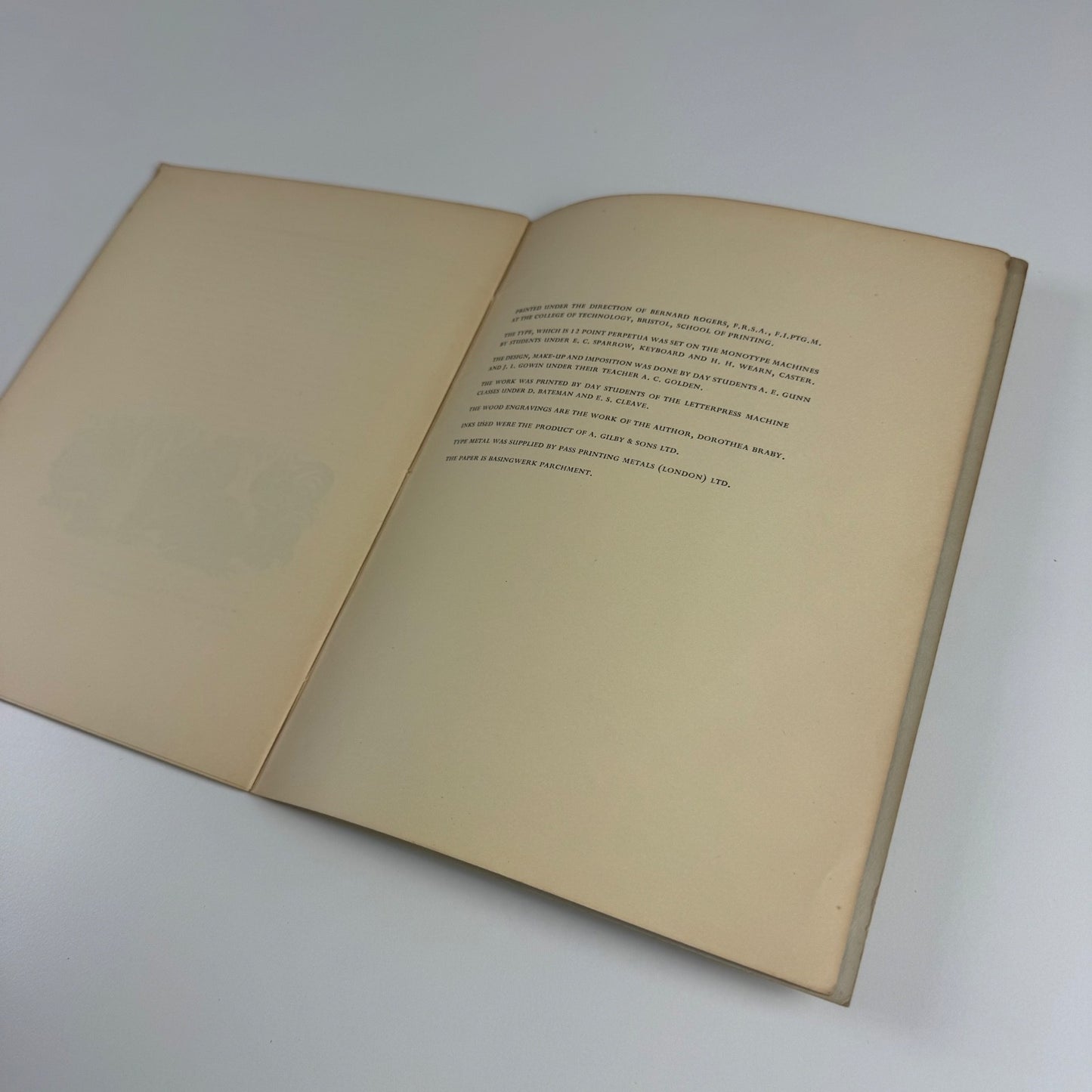 Wood Engraving by Dorothea Braby | A Lecture given to the Society of Typographic Designers and reprinted from the Journal of the Society The Typographer | School of Printing, College of Technology, Bristol