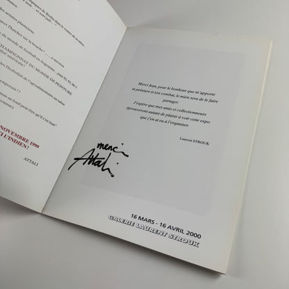 Jean Attali | Galerie Laurent Stroux, 2000 signed by the artist