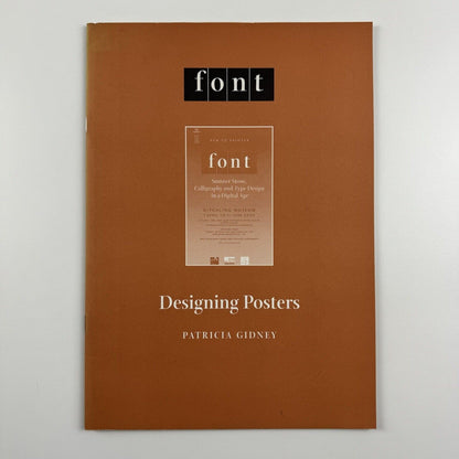 Designing Posters by Patricia Gidney 'Font' | Ditchling Museum, 2000
