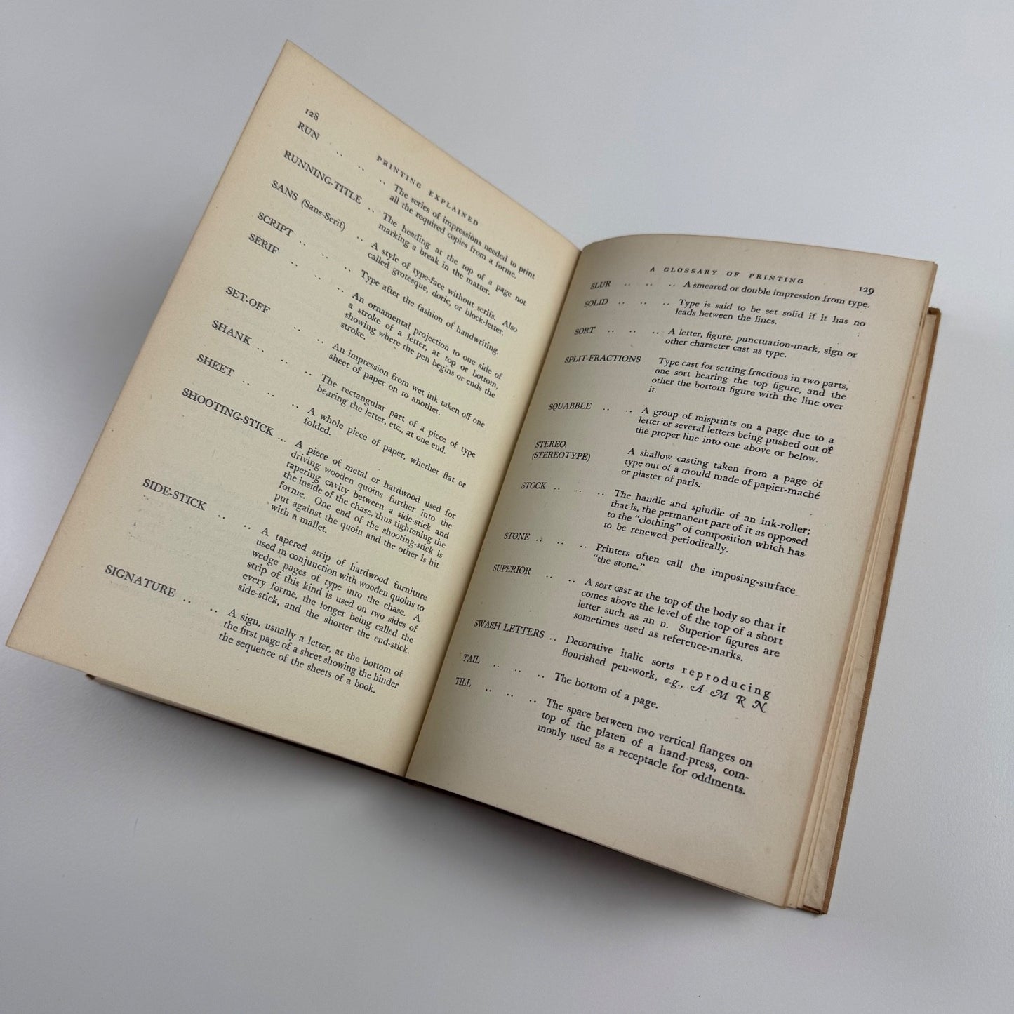 Printing Explained by Herbert Simon Harry Carter, Dryad Press, 1945 2nd impression