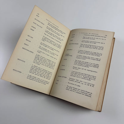 Printing Explained by Herbert Simon Harry Carter, Dryad Press, 1945 2nd impression