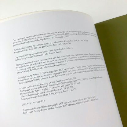 George Deem 1932-2008 | Allan Stone Gallery & Pavel Zoubo Gallery, New York | Catalogue, 2009