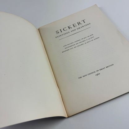 Sickert. Paintings and Drawings | Arts Council touring exhibition 1960