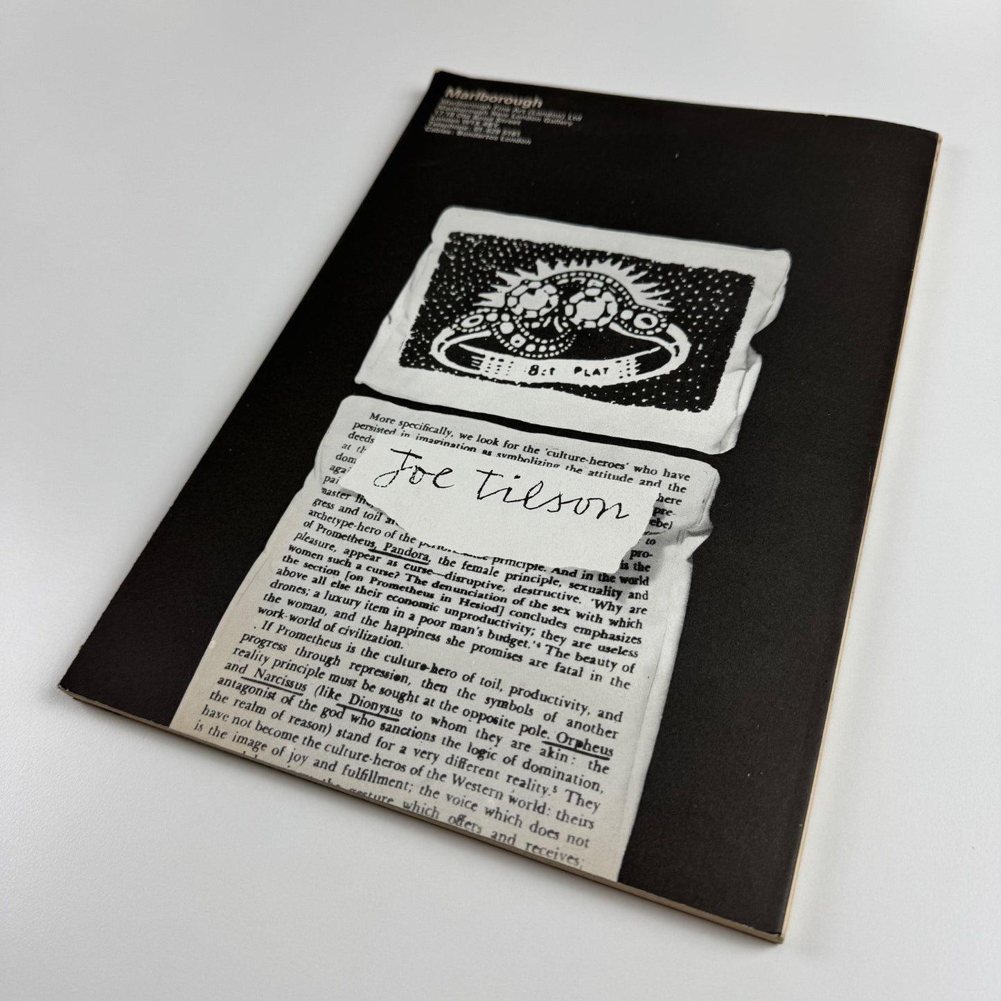 Joe Tilson Pages | Marlborough Fine Art, 1970 cat.269 typography Gordon House