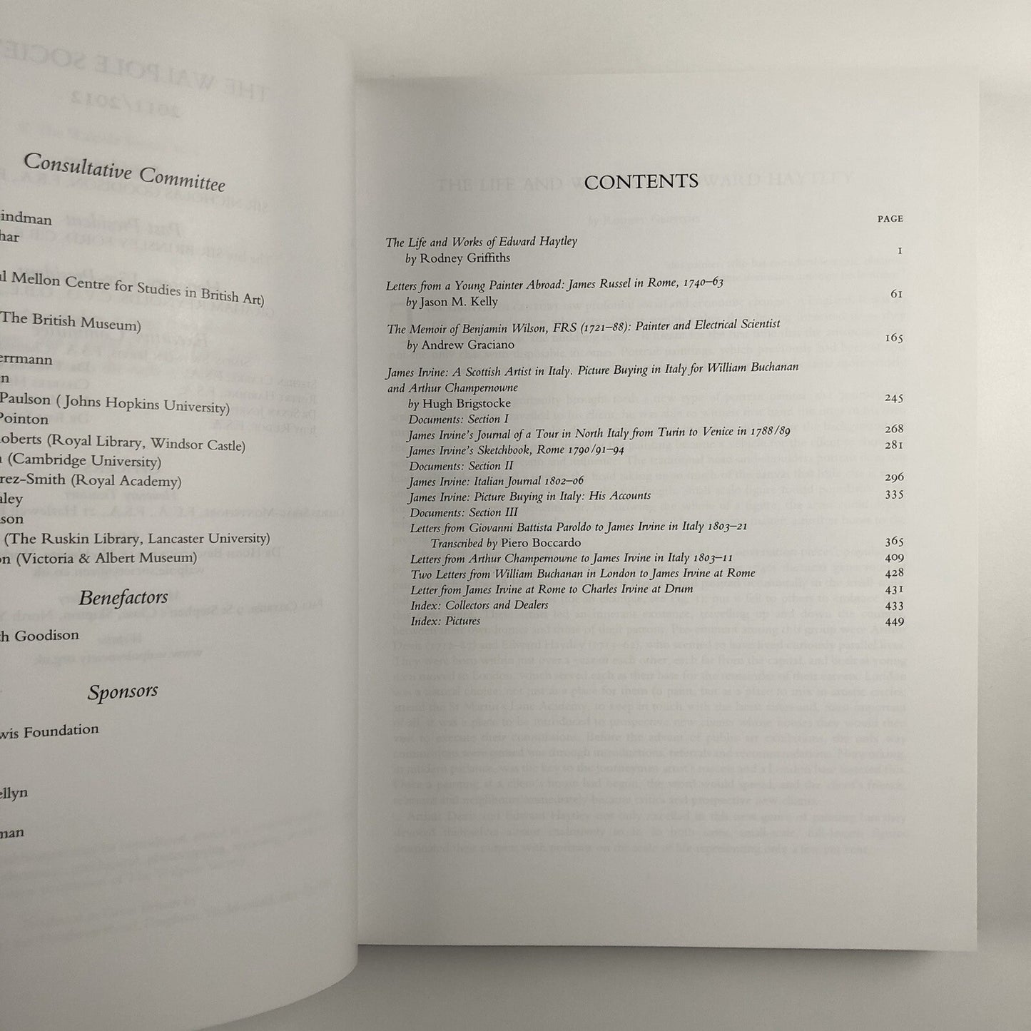 The Seventy-fourth volume of The Walpole Society 2012