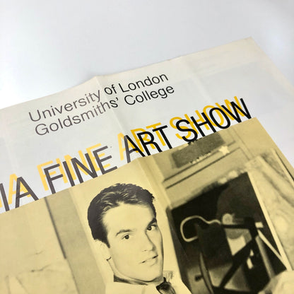 Goldsmiths’ College –  MA Fine Art poster | Antony Wilson, Mark Wallinger, 1985?