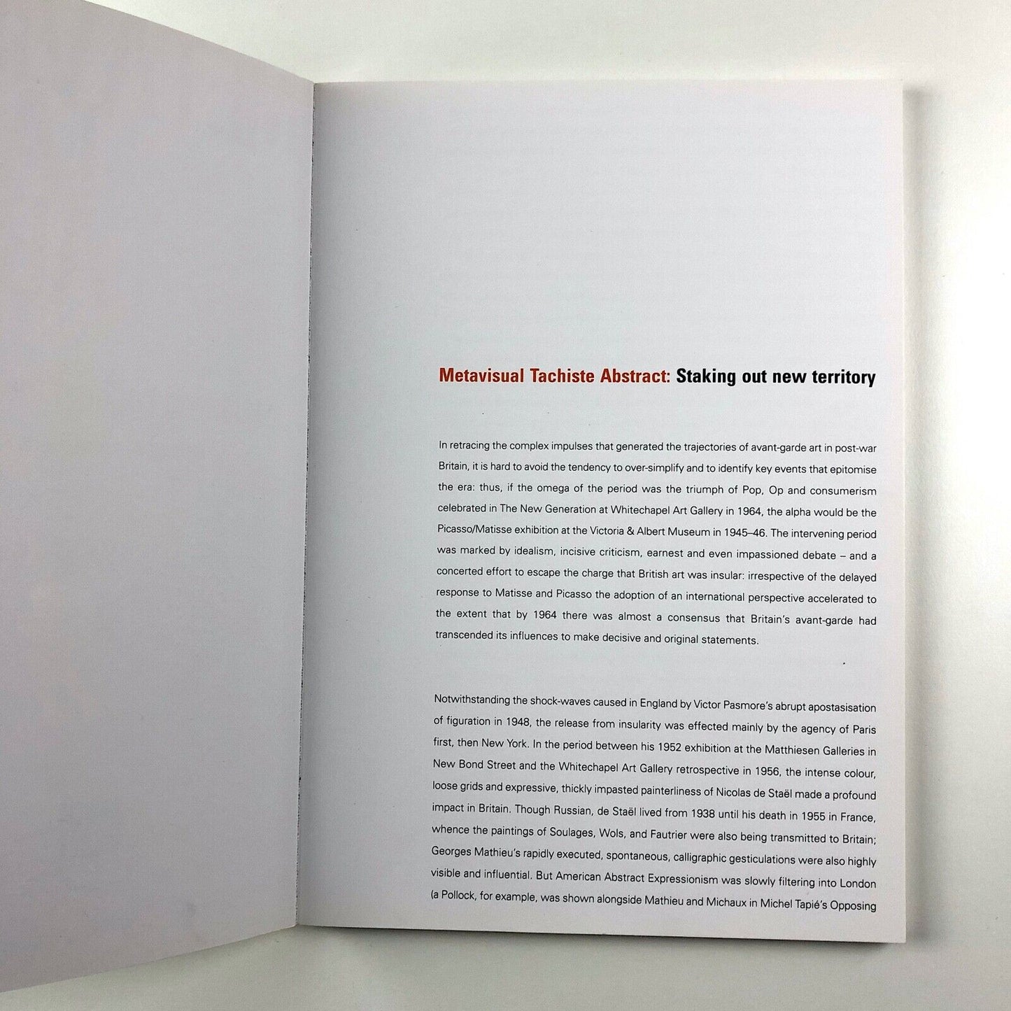 Metavisual, Tachiste, Abstract. Painting in England To-Day 1957. A fiftieth anniversary | The Redfern Gallery, 2007