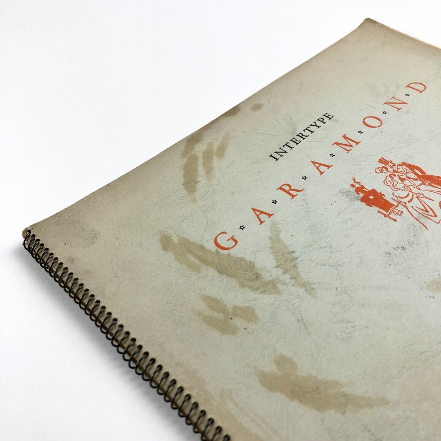 Intertype Garamond | Wire-bound type specimen brochure | Undated
