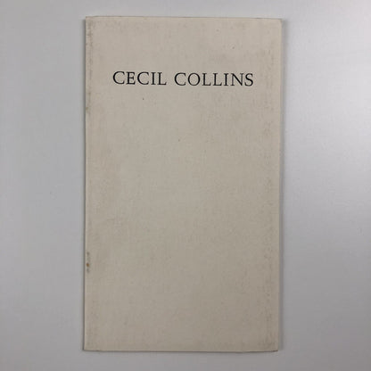 Cecil Collins New Drawings | Anthony D'Offay 1976 | Tragara Press, limited edition