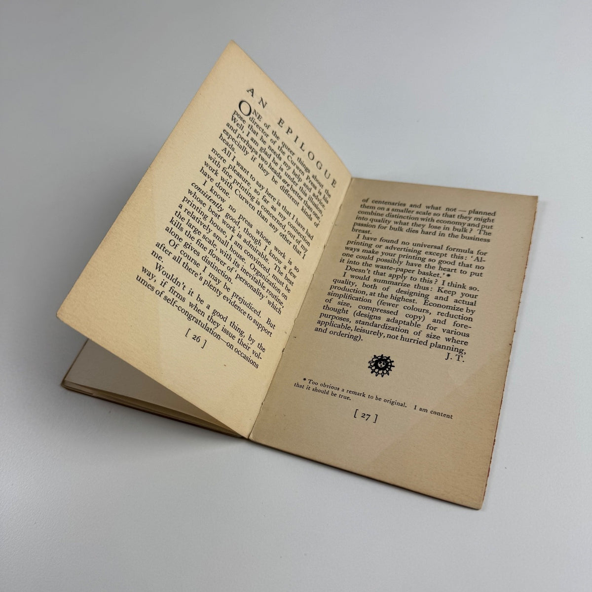 Apropos the Unicorn by Joseph Thorp | The Curwen Press c.1915