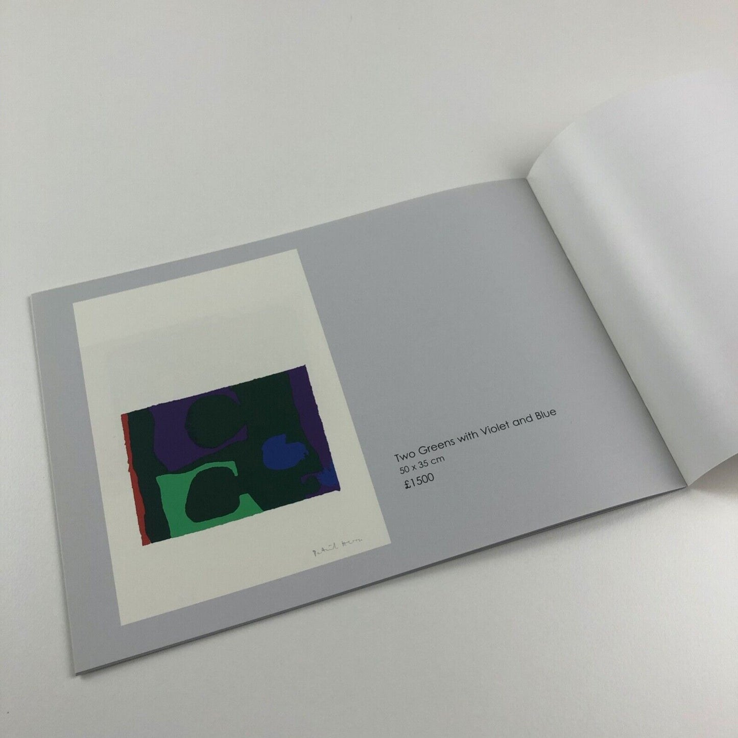 Patrick Heron – Shapes of Colour Series | Goldmark Gallery catalogue booklet, 2007