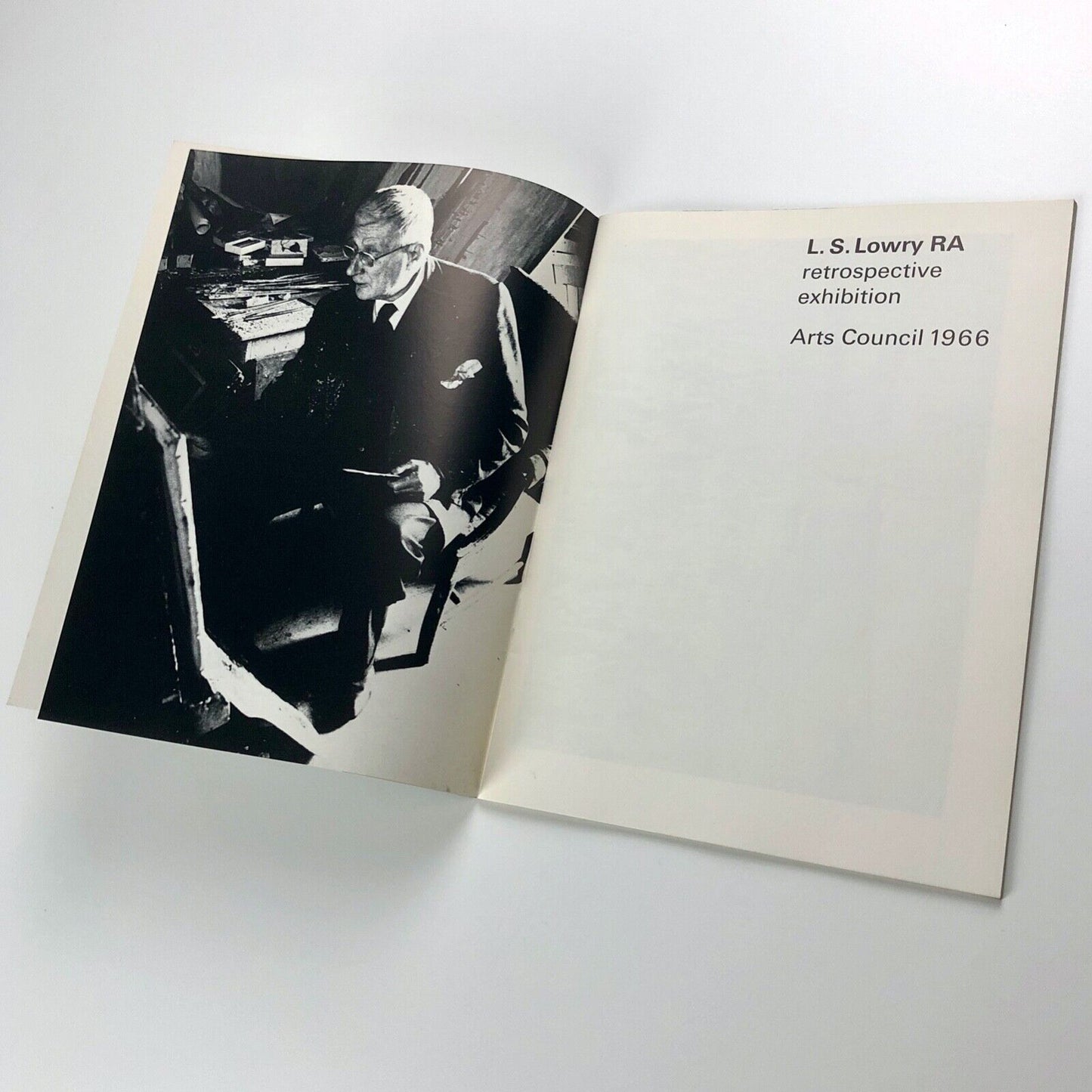 L. S. Lowry retrospective exhibition | Arts Council catalogue booklet, 1966