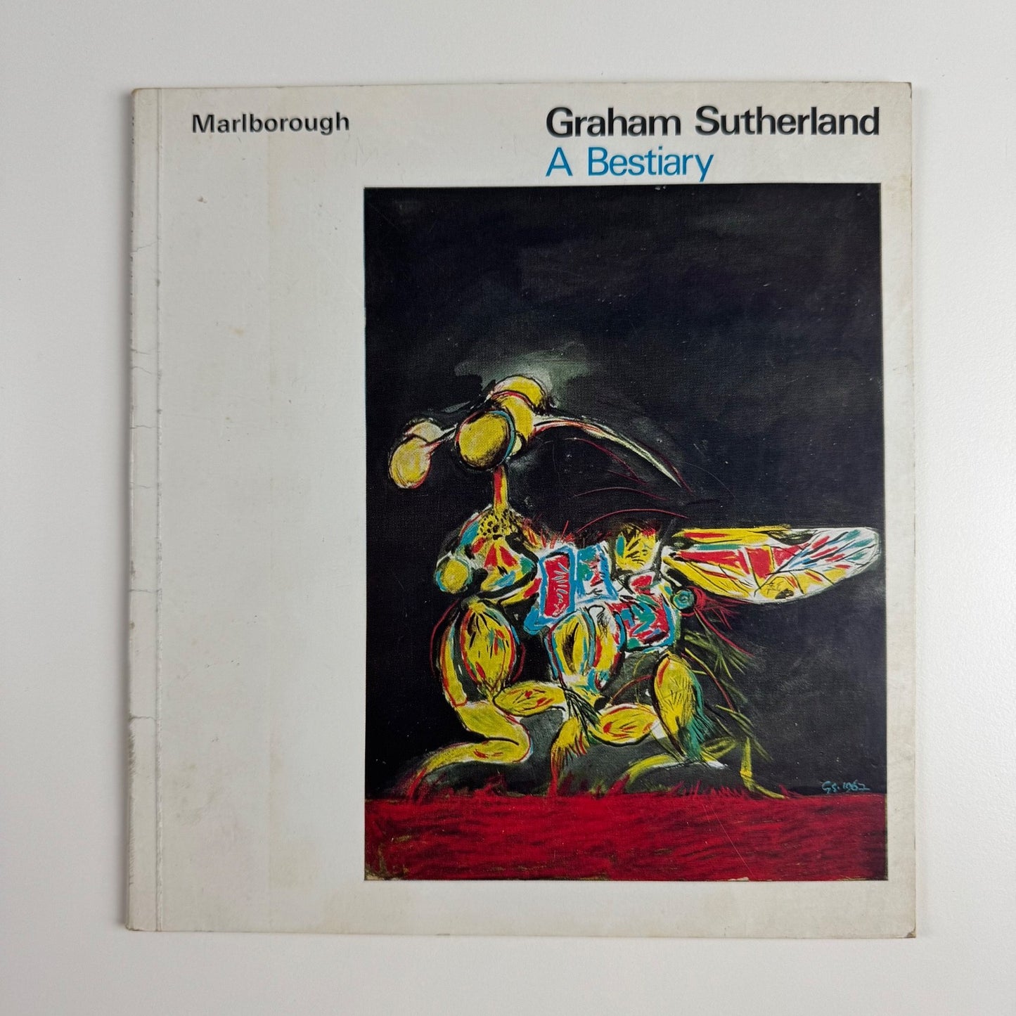 Graham Sutherland A Bestiary | Marlborough May-June 1968 Gordon House typography