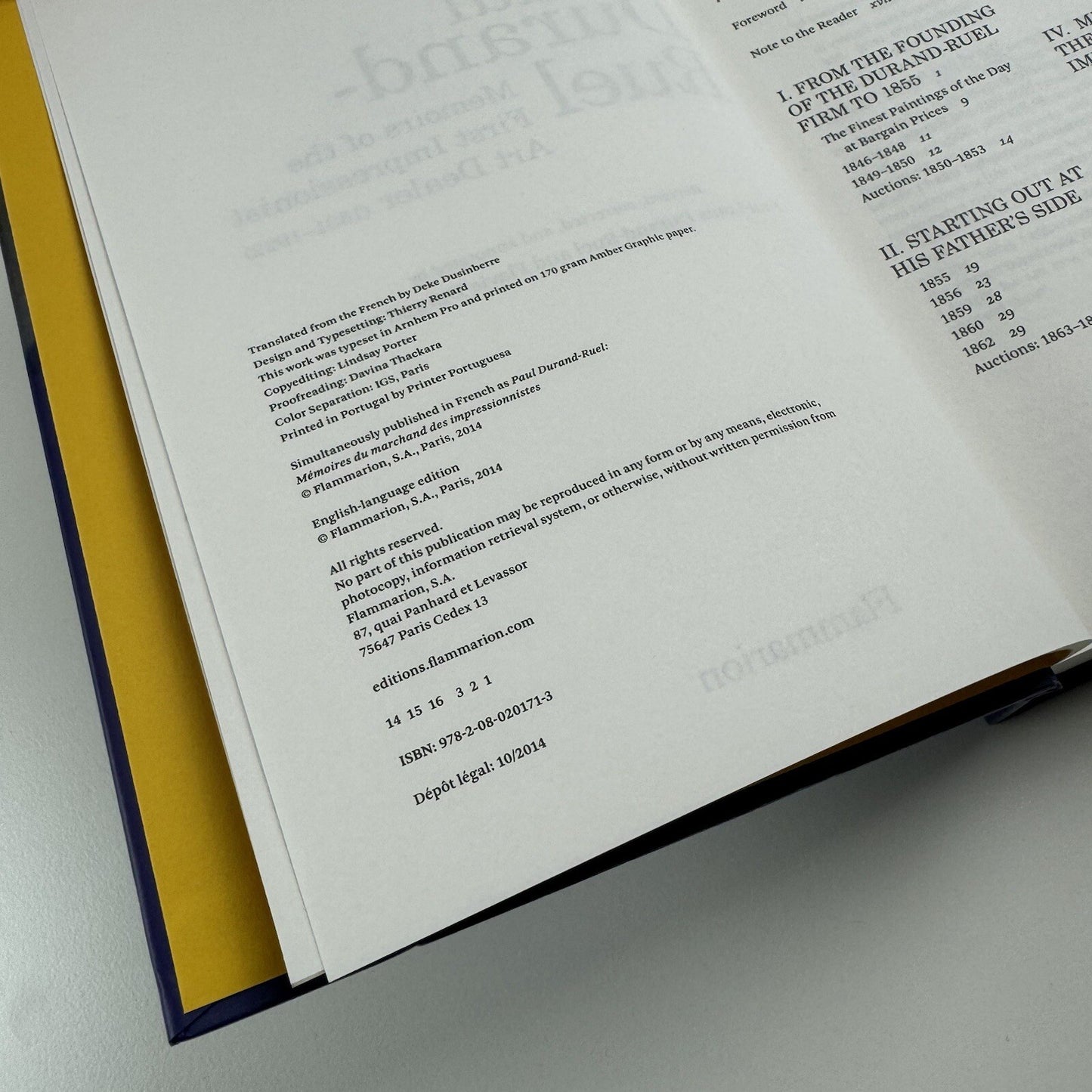 Paul Durand-Ruel. Mémoires of the First Impressionist Art Dealer | Flammarion 2014