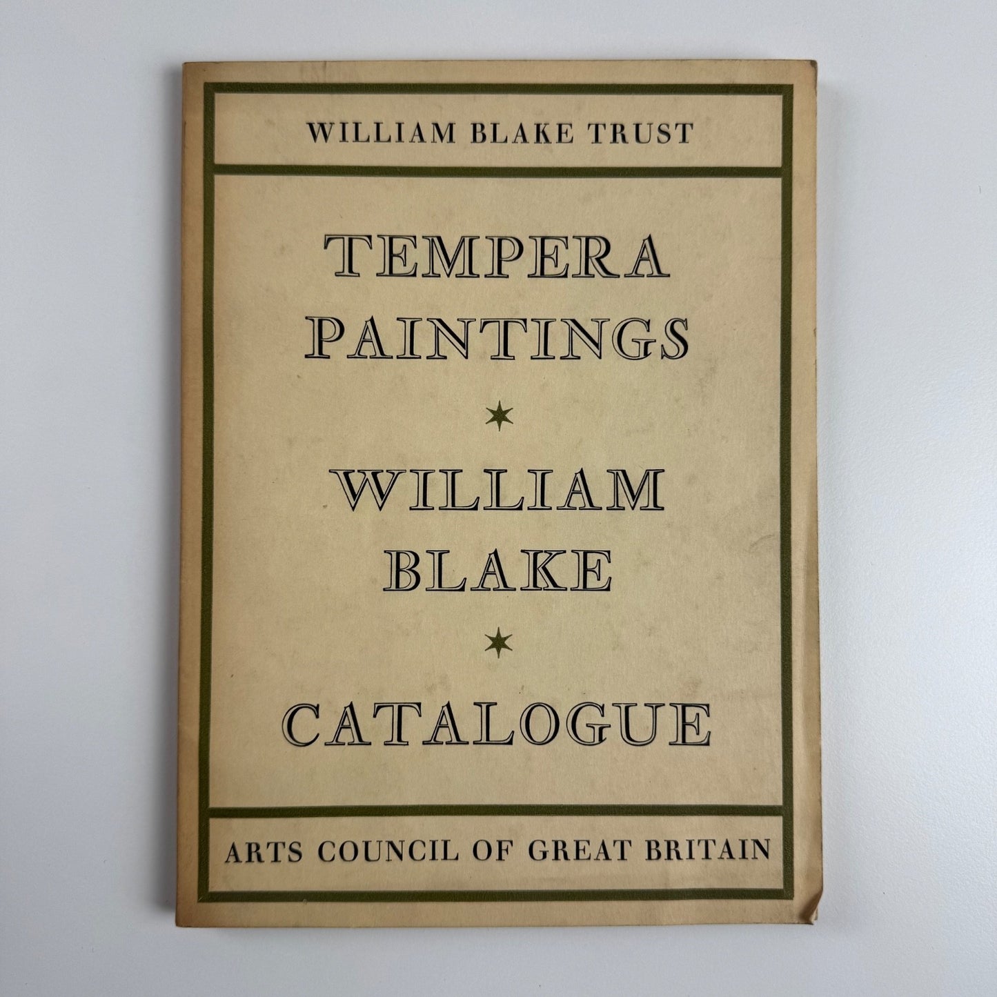 Tempera Paintings by William Blake | Festival of Britain and William Blake Trust Arts Council 1951 includes private view invite