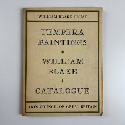 Tempera Paintings by William Blake | Festival of Britain and William Blake Trust Arts Council 1951 includes private view invite