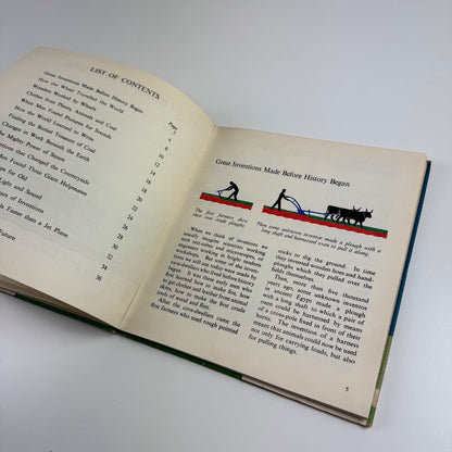 The First Great In Inventions by Marie Neurath and J.A. Lauwerys. Max Parrish & Co Ltd, 1951 Isotype Institute