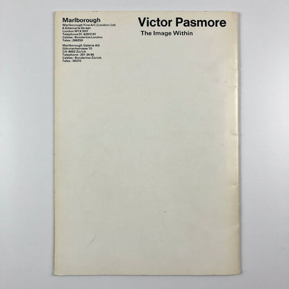 Victor Pasmore. The Image Within. Recent Works 1974-77 | Marlborough, 1977 | catalogue design by Gordon House