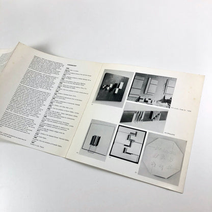 Anthony Hill. A retrospective exhibition – Hayward Gallery folded leaflet, 1983