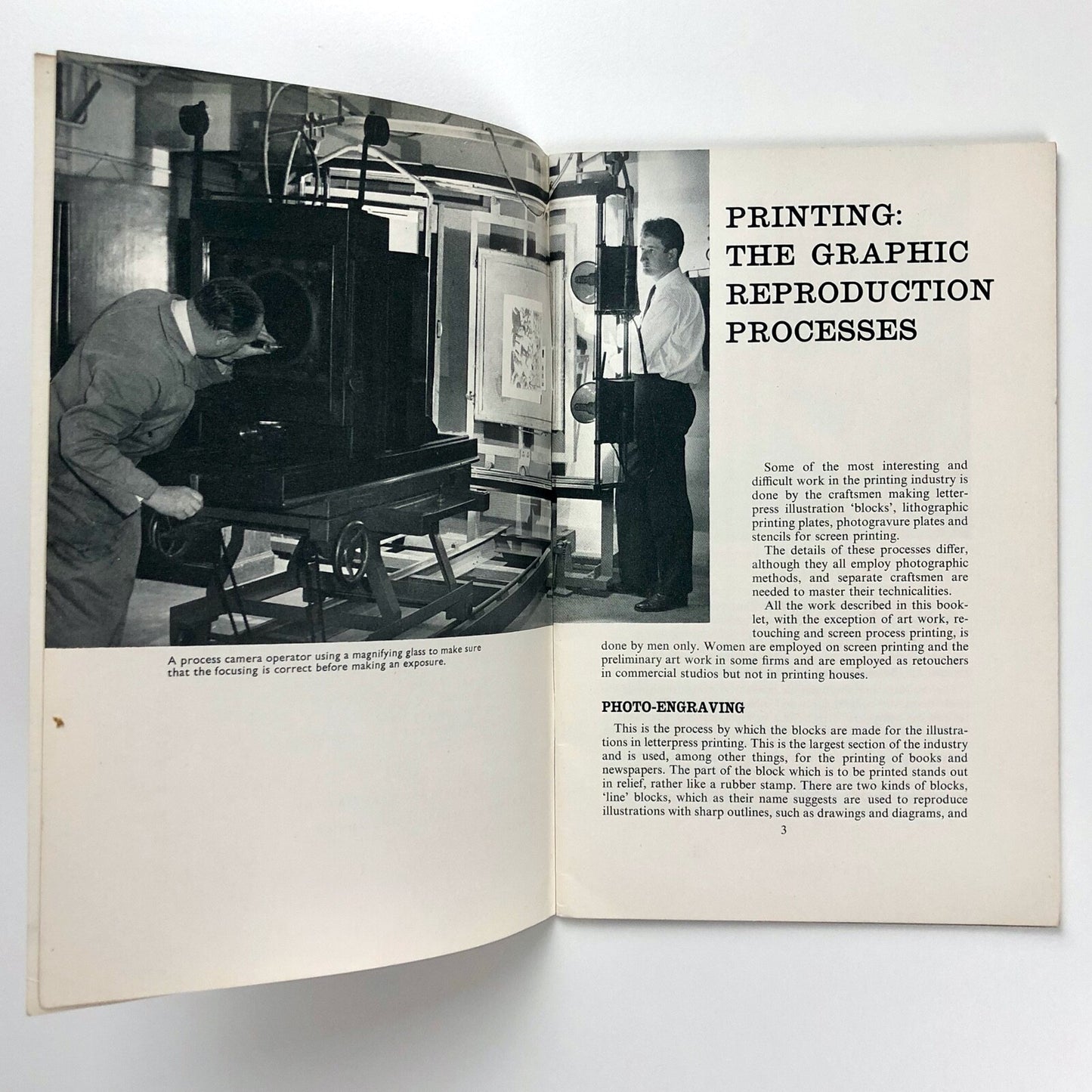 Printing in the Graphic Reproduction Process | Choice of Careers No.48, 1962