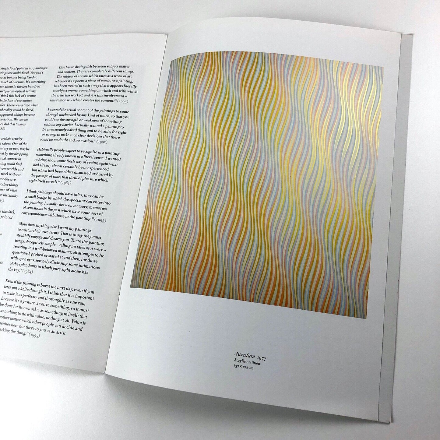 Bridget Riley: Paintings from the 1960s and 70s | Serpentine Gallery exhibition booklet, 1999