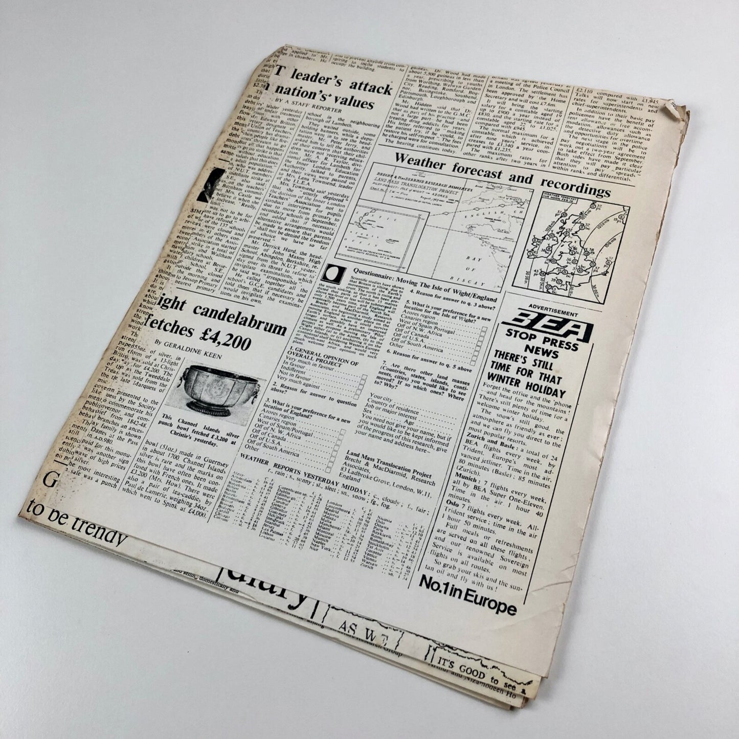 Artist Placement Group inn70 Hayward Gallery catalogue – December, 1971