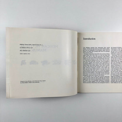 Mexican Pictorial Manuscripts | Bodleian Picture Books Special Series No.4, 1972